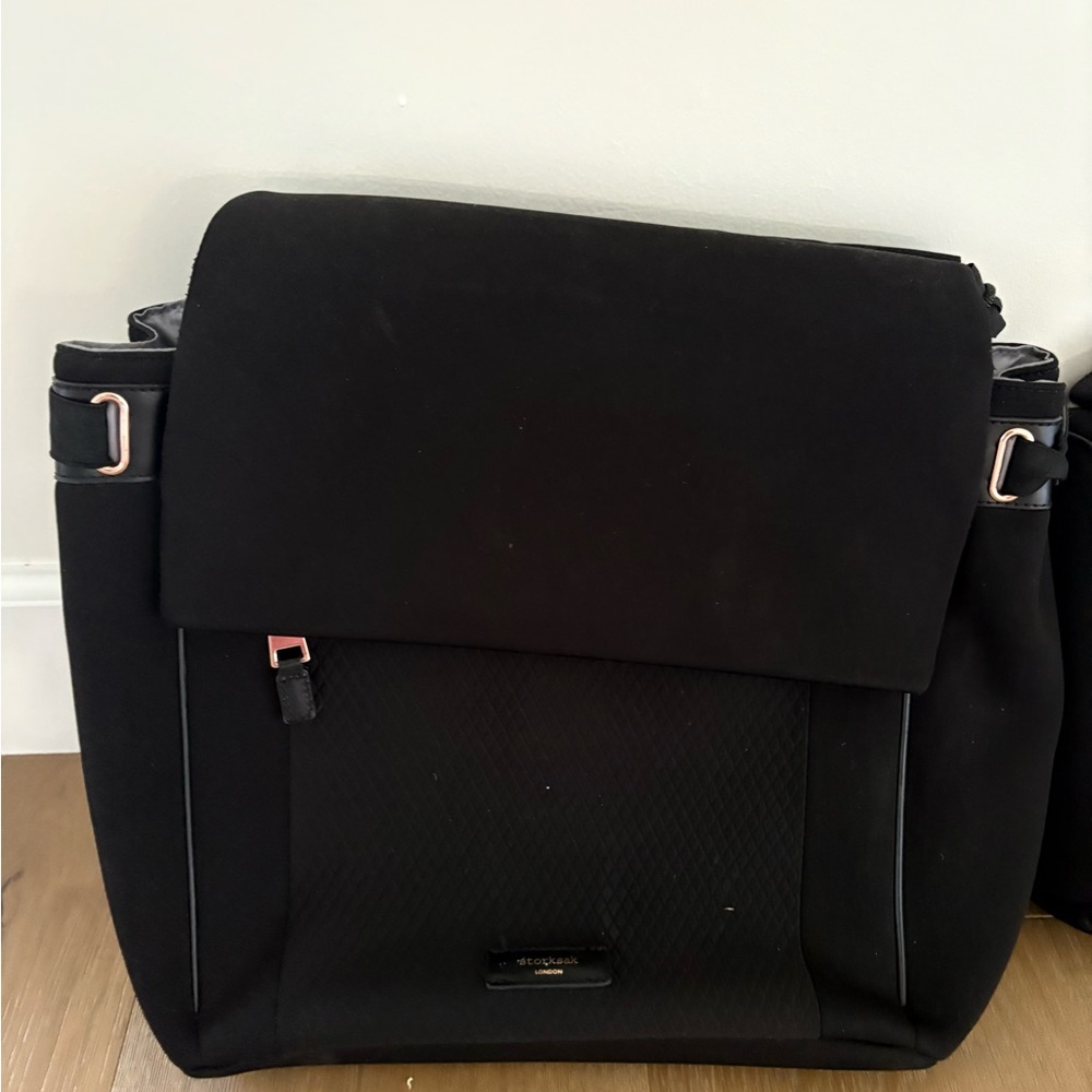 Storksak Black Baby Bag